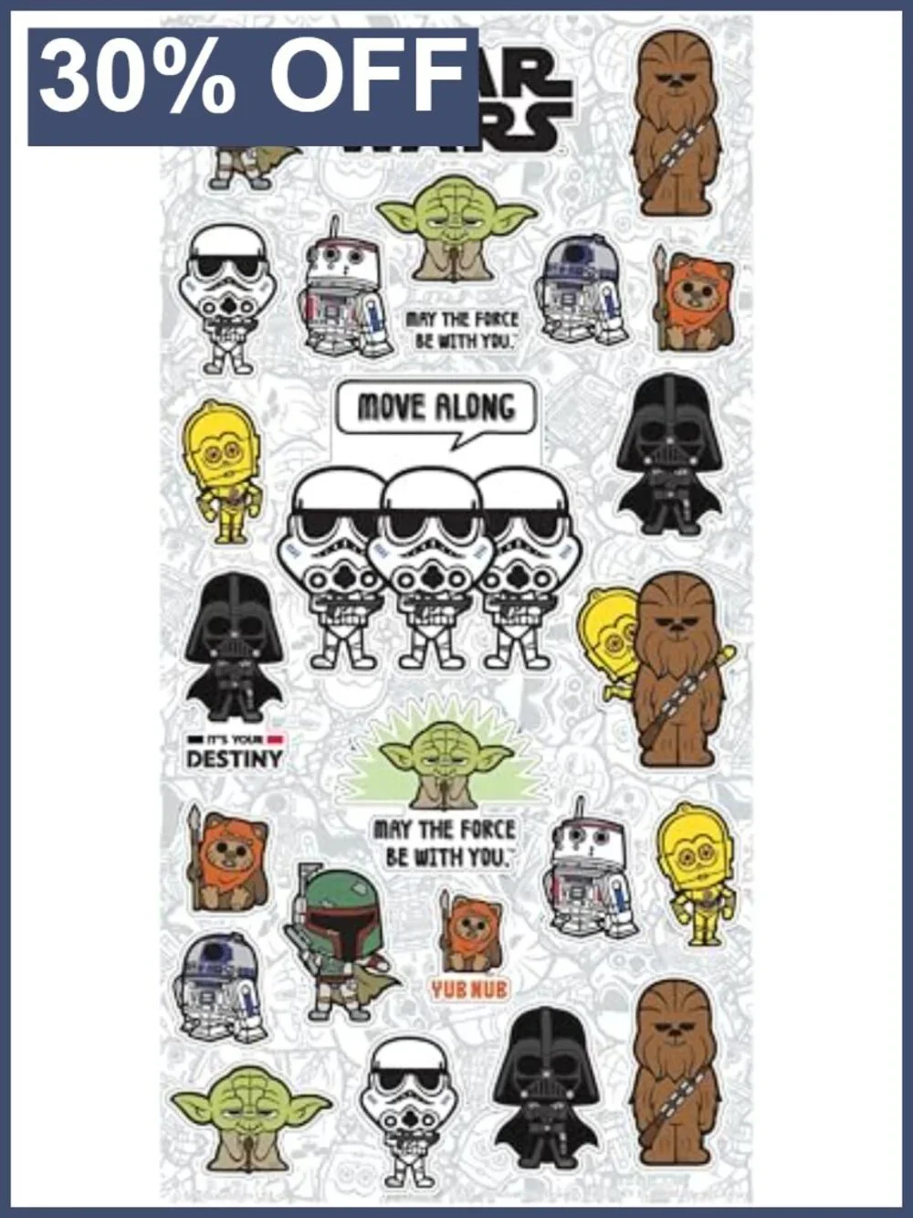 Star Wars Backpack with Lunchbox Set for Boys School Bundle